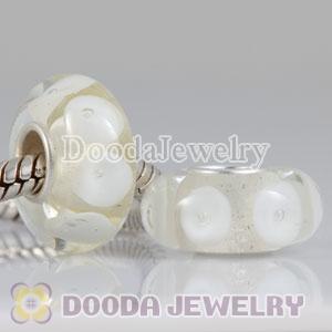 Environmental Murano Lovecharmlinks Glass Beads with 925 Stamped