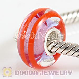 Environmental Murano European Style Glass Beads with 925 Stamped