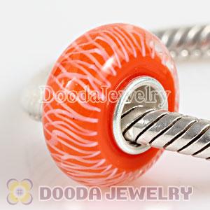 Environmental Murano European Glass Beads with 925 Stamped