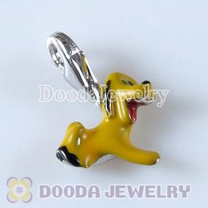 Sterling Silver Tscharm Jewelry Charms Enamel Dog