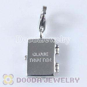 Sterling Silver Tscharm Jewelry GLOBE TROTTER PASSPORT Charms
