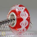 Environmental Material European Murano Glass Rope Beads with 925 Stamped