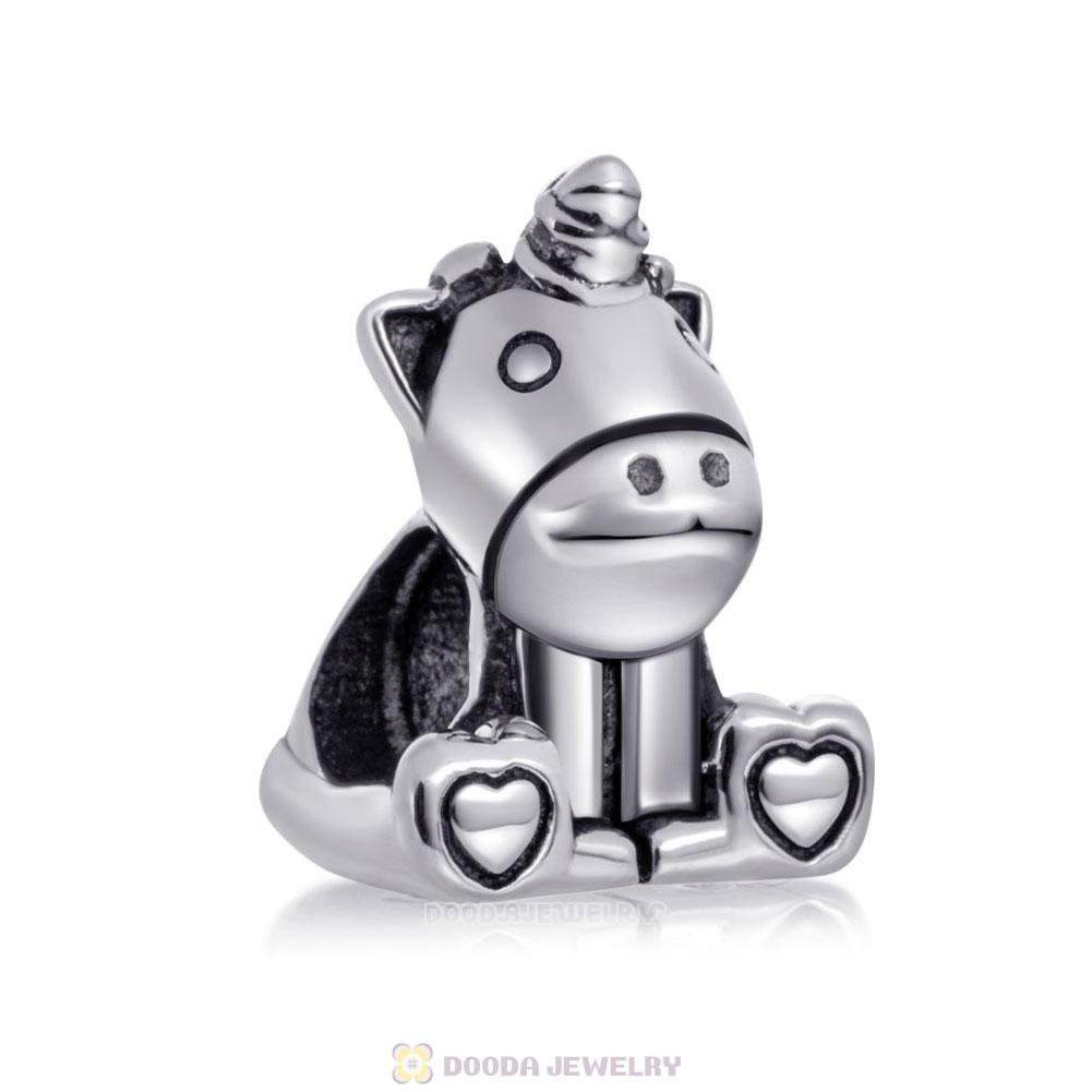 BRUNO Unicorn Charms Beads with Screw