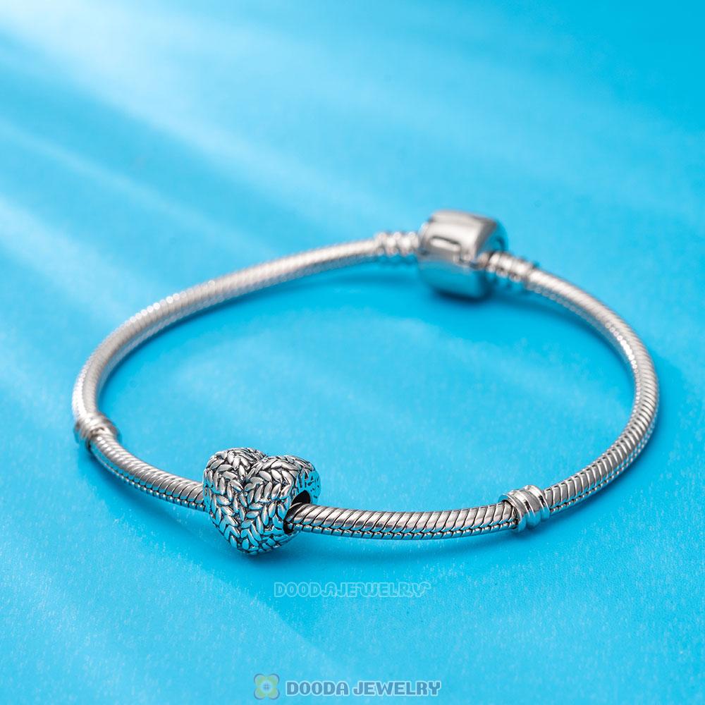 Antique 925 Sterling Silver Icon of Nature Charm