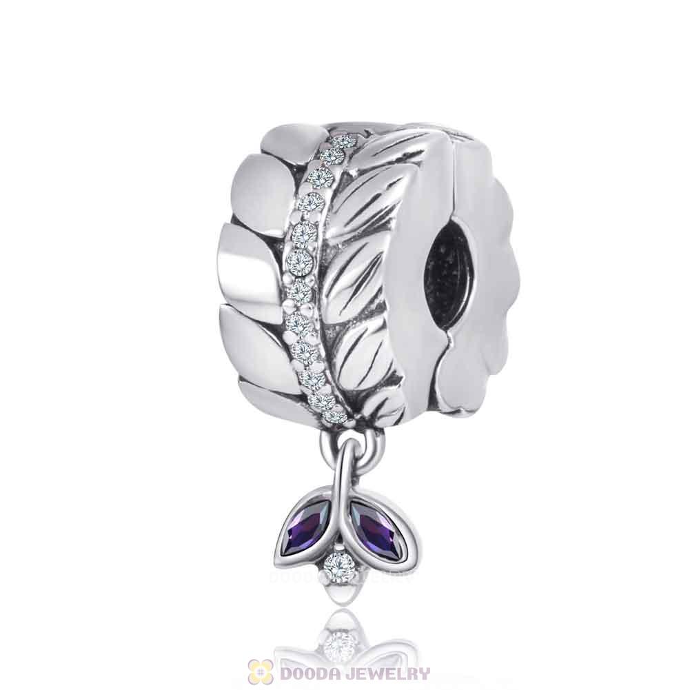 Silver Grains of Energy Clip Lock Charm
