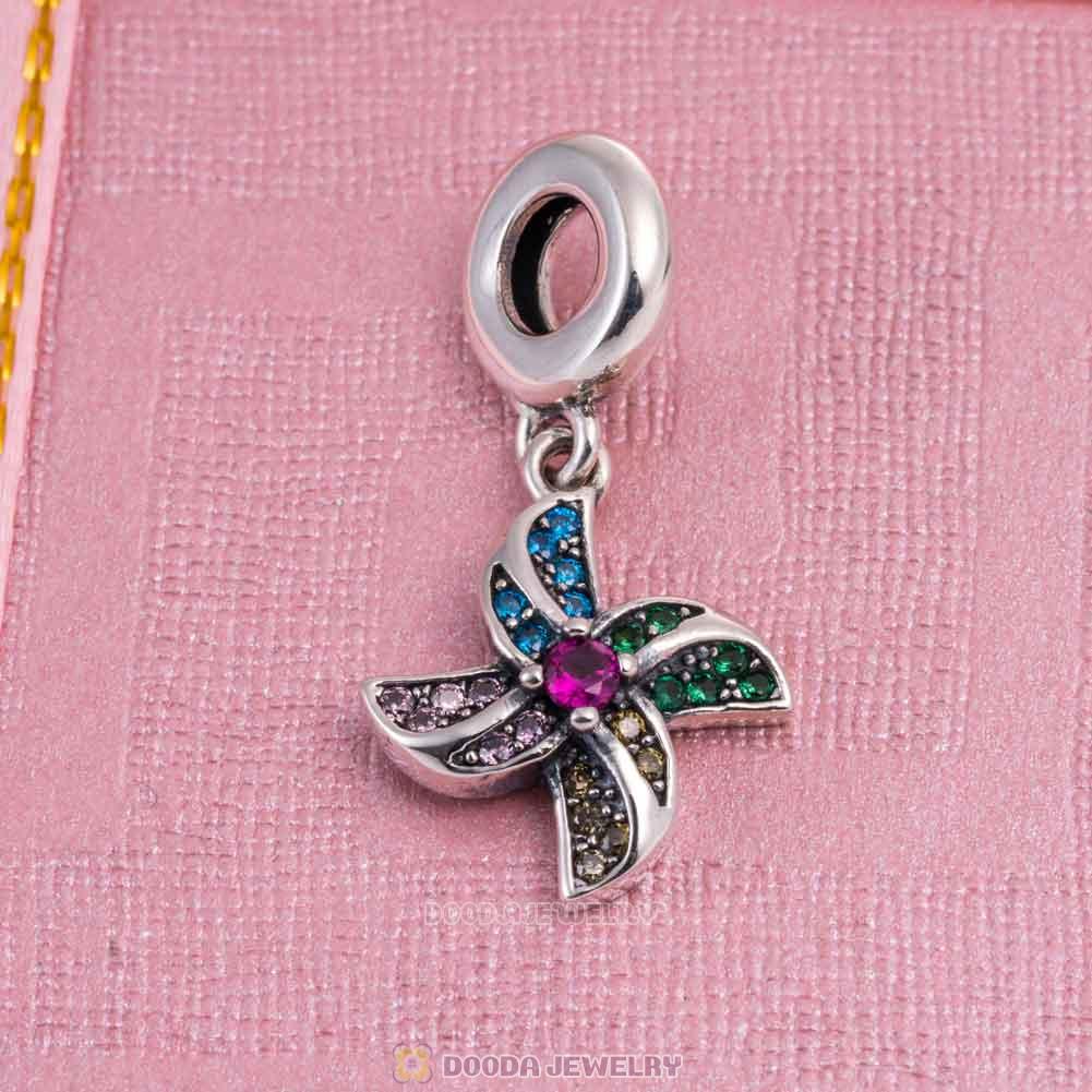 Colorful Windmill Charm Pendant