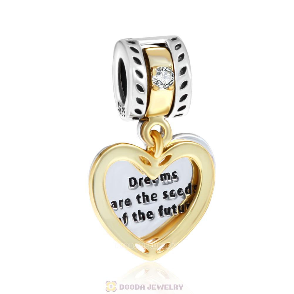 Silver Shine Seeds of the Future Pendant Charm