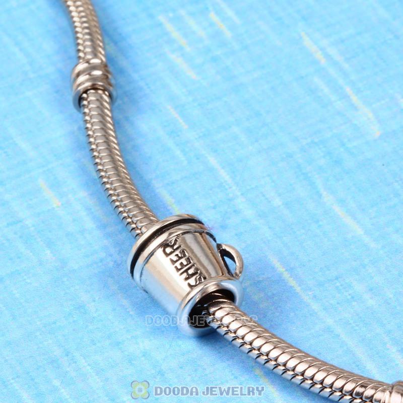 Largehole Jewelry Sterling Silver Cheerleading Bead European Compatible