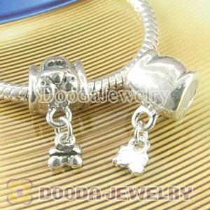 Wholesale European style silver plated beads and charms