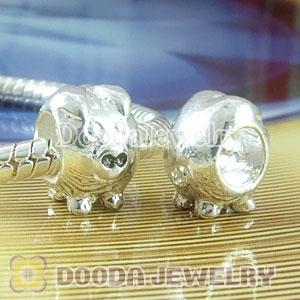 Wholesale European style silver plated beads and charms