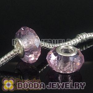 4.5mm alloy hole Charm Jewelry crystal glass beads