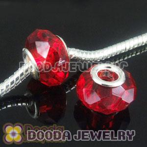4.5mm alloy hole Charm Jewelry crystal glass beads