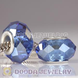 4.5mm alloy hole European style crystal glass beads