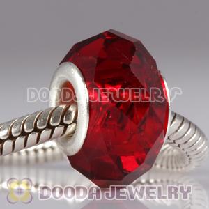 4.5mm alloy hole European style crystal glass beads