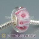 925 sterling silver single core Charm Jewelry glass beads