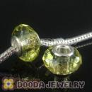 4.5mm alloy hole Charm Jewelry crystal glass beads