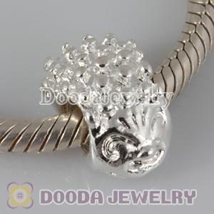 Wholesale silver plated European style beads and charms