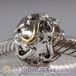 Wholesale Gold Plated Initial J European Style Alloy Charm Beads