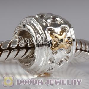 Wholesale Gold Plated X European Style Alloy Beads