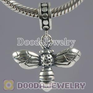 European Style Silver Beads Dangle Bee Charms