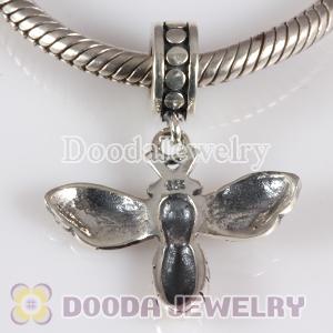 European Style Silver Beads Dangle Bee Charms
