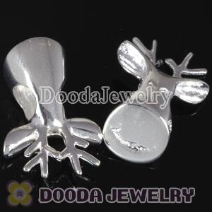 925 Sterling Silver Holiday Rudolf Charm Bead