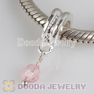 Wholesale European Style Silver Plated Alloy Beads Dangle Birthstone Charms