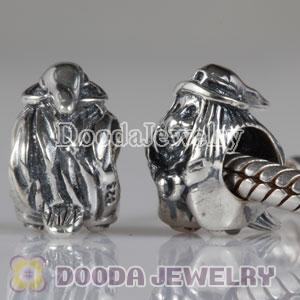925 Sterling Silver Witch Beads fit on European Largehole Jewelry Bracelet