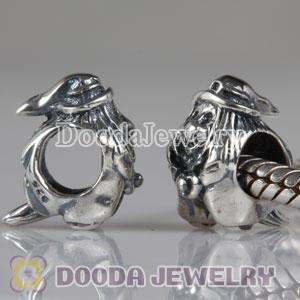 925 Sterling Silver Witch Beads fit on European Largehole Jewelry Bracelet