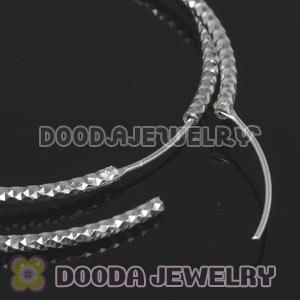 Dia 50mm Sterling Silver Earring fit European Style Beads