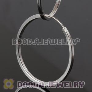 Dia 40mm Sterling Silver Earring fit European Beads