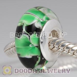 2011 New European Style Four-Leaf Clover Glass Beads with Screw Thread