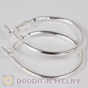 Dia 20mm 925 Sterling Silver Charm Jewelry Earring