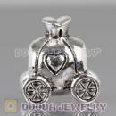Silver Plated European Style Pumpkin Charm Beads