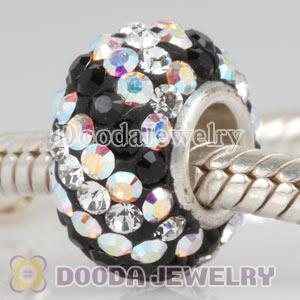 Fashion Jewelry Silver Charms with 90 pcs crystal rhinestones