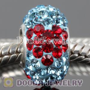 European Austrian crystal beads with 90 crystal rhinestones