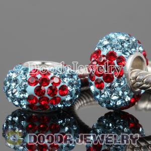 European Austrian crystal beads with 90 crystal rhinestones