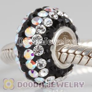 Fashion Jewelry Silver Charms with 90 pcs crystal rhinestones