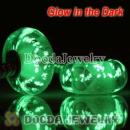 Painted Pink Heart Murano Glass Fluorescent Beads 925 Sterling Silver European Compatible