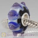lampwork glass beads 925 sterling silver core suit European style jewelry