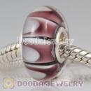 lampwork glass beads 925 sterling silver core suit European style jewelry