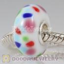 lampwork glass beads 925 sterling silver core suit European style jewelry