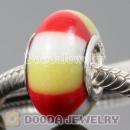 925 sterling silver double cores Charm Jewelry Polymer Clay Beads