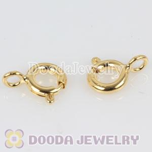 Gold Plated Sterling Silver Spring Ring 6mm