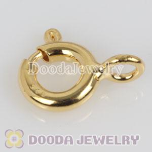 Gold Plated Sterling Silver Spring Ring 6mm