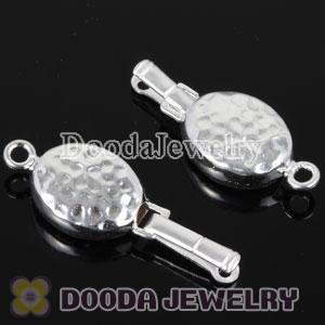 Fishhook Pearl Clasp Oval 10.7*22.4mm Sterling Silver