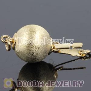 Fishhook Pearl Clasp Ball Dia.10mm 18K Gold Plated Sterling Silver