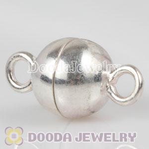 Sterling Silver Magnetic Round Clasp 8mm