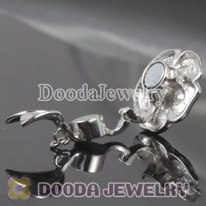 Sterling Silver Magnetic Rose Flower Clasp