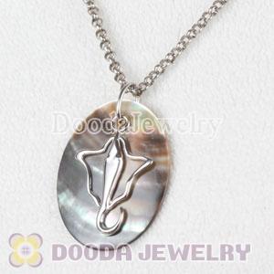 Sterling Silver Fashion Shell Pendant suit European Necklace